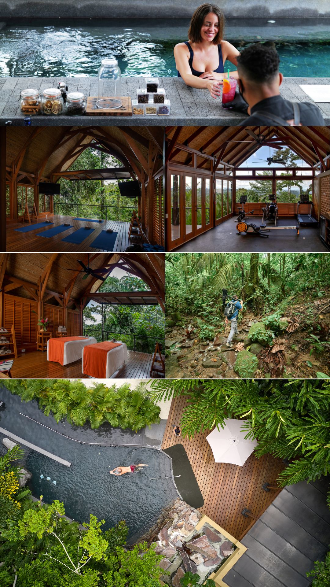 Amor Arenal pool and yoga space