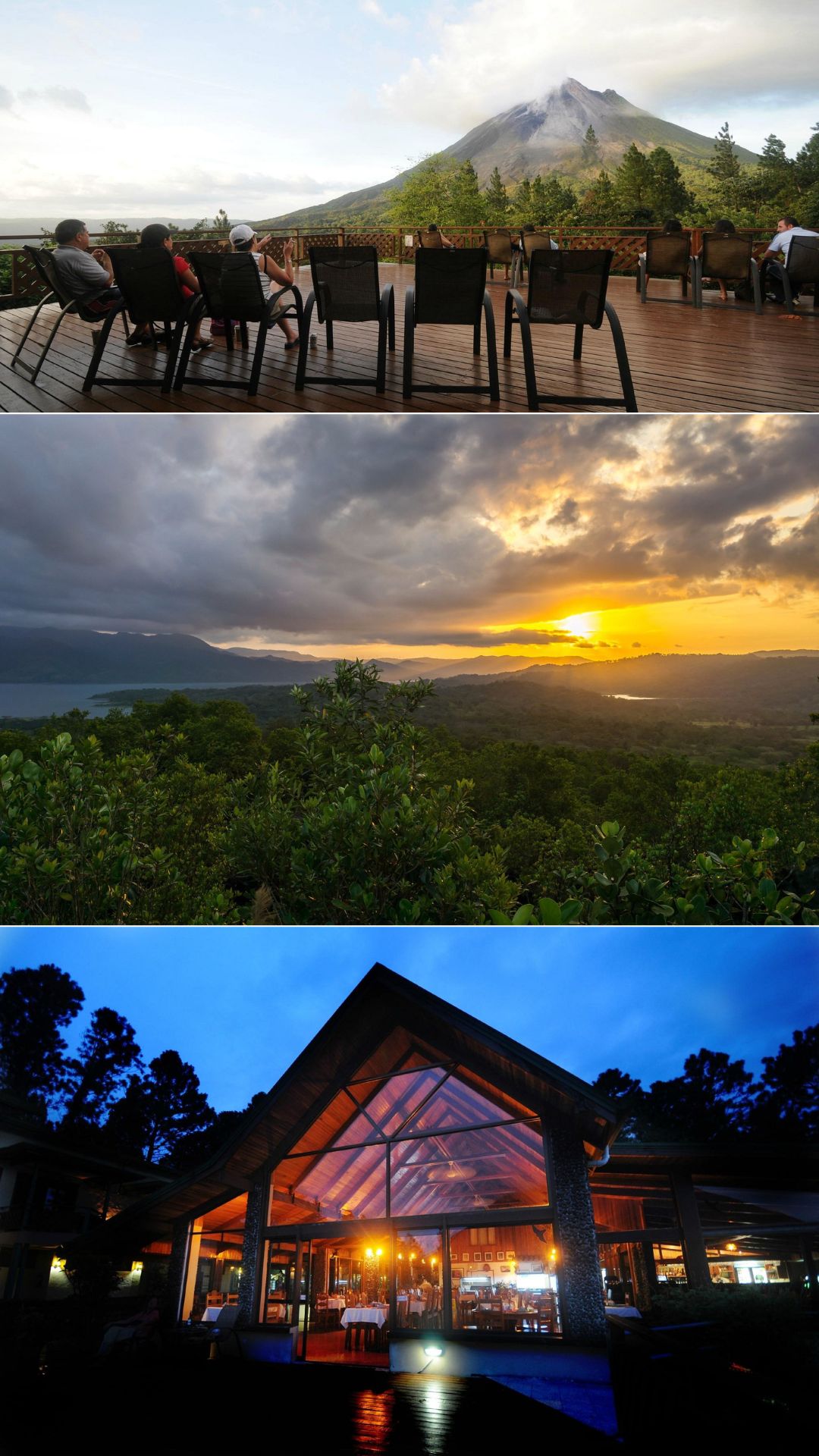 Arenal Observatory Lodge night