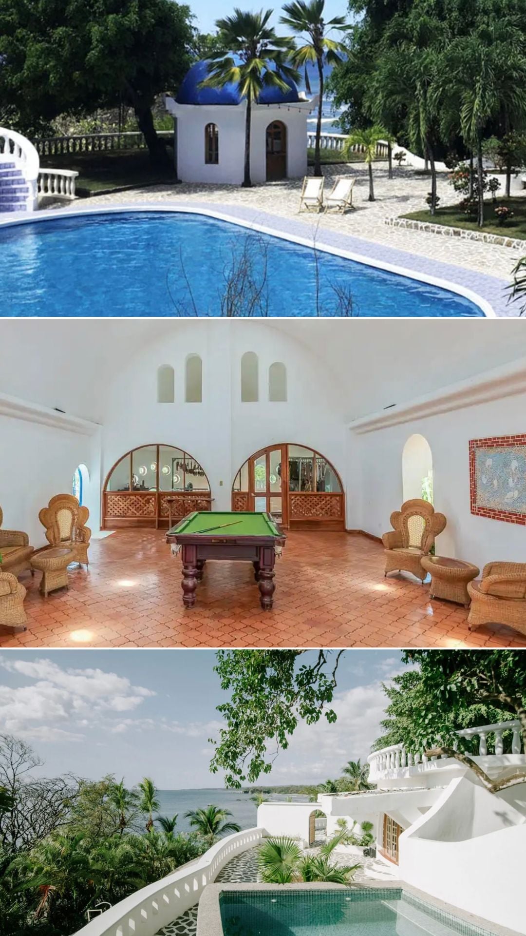 Nosara Beach Hotel pool and villa