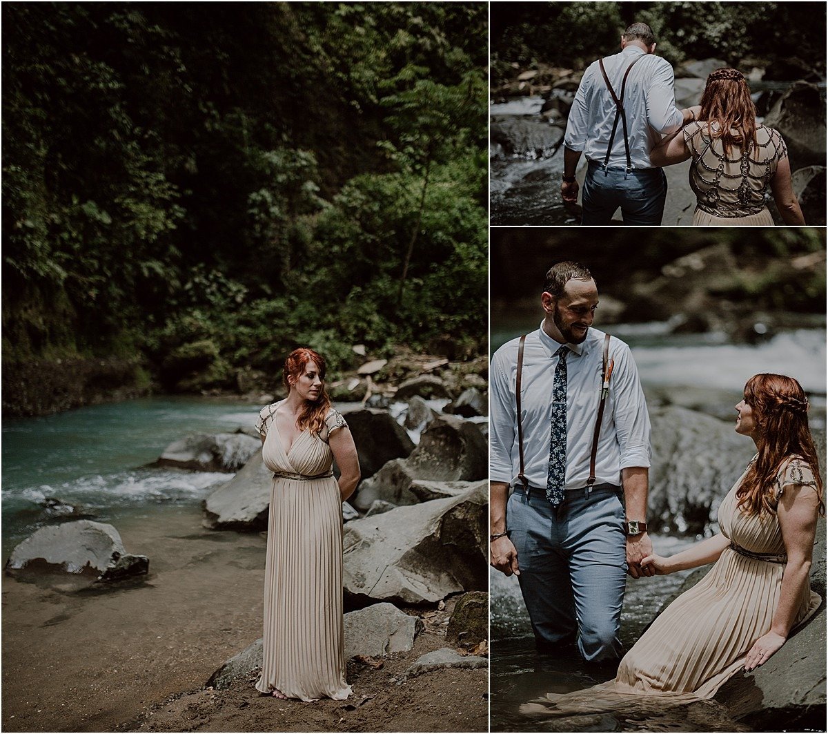 getting in the la fortuna waterfall