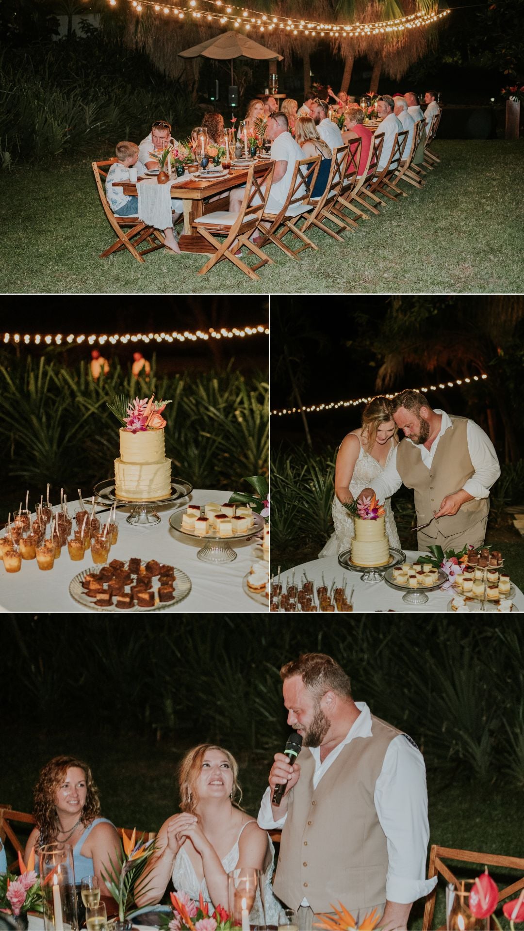 wedding reception higlights - cake + desserts